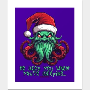 Cthulhu Christmas Posters and Art